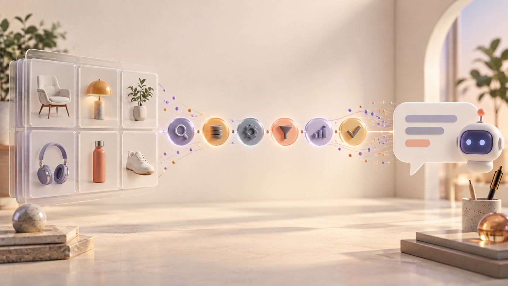 Showing the Work: Progress Streaming for Catalog-Backed Chat